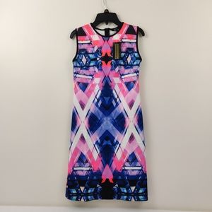 Just Love Geometric Print Dress sz. S
